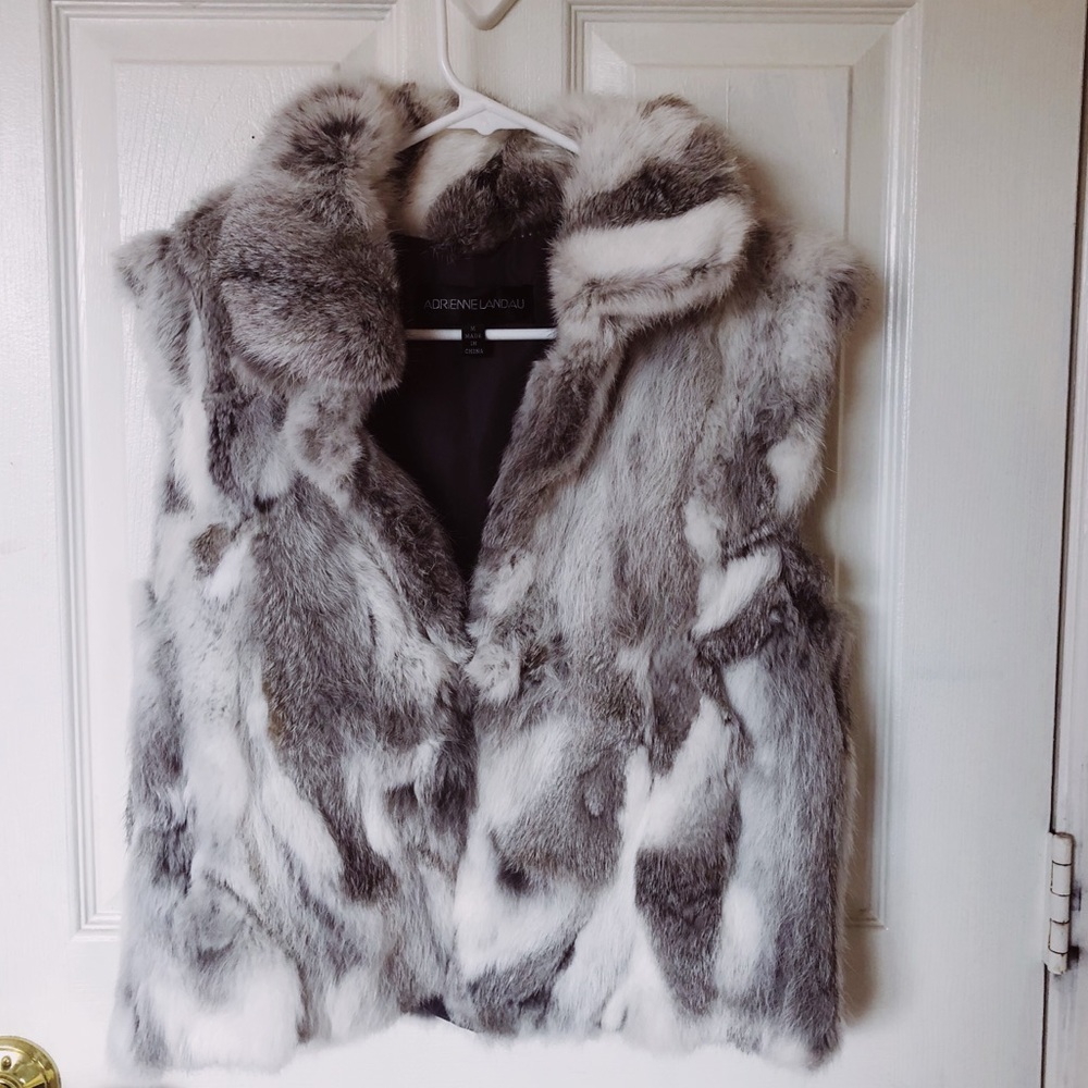Adrienne landau Fur vest